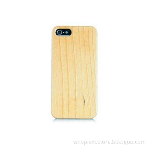 Dust-proof Hard Cover Wooden Cell Phone Case , Customize iP